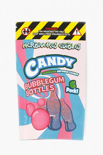 Herbivores Edibles Bubblegum Bottles
