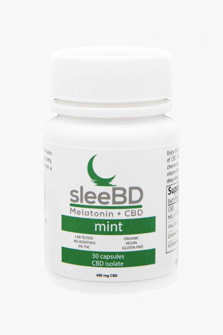 SleeBD Mint CBD Isolate Capsules