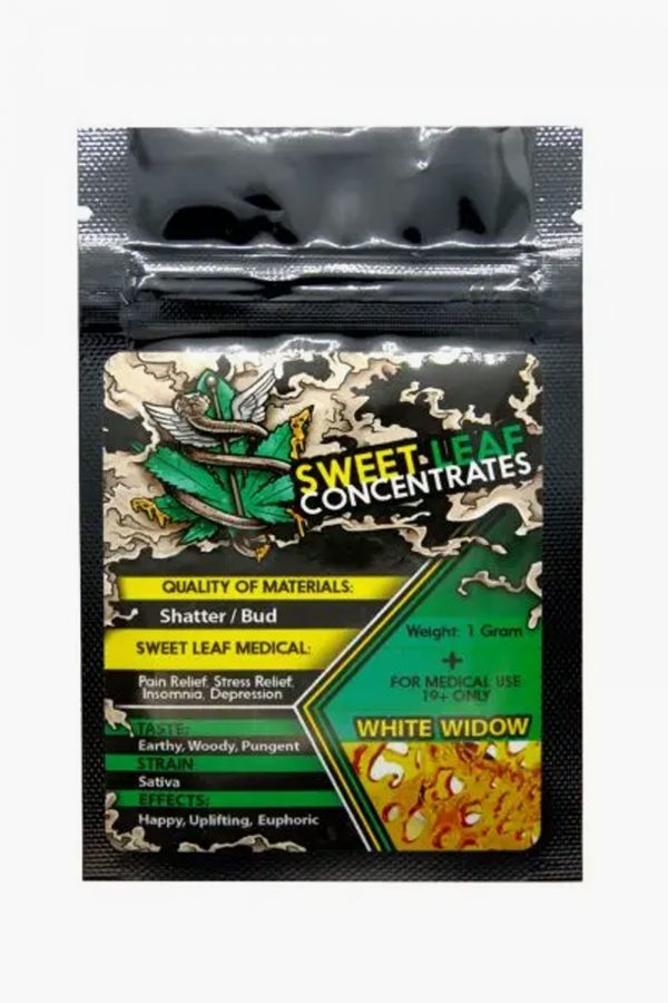 Sweet Leaf Concentrates 1g Shatter White Widow