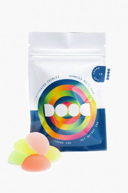 Dose Medicated Gummies Multi Pack 100mg CBD