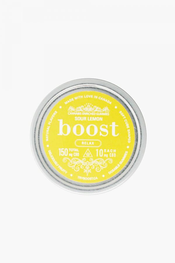 Boost CBD Sour Lemon Gummies 150mg
